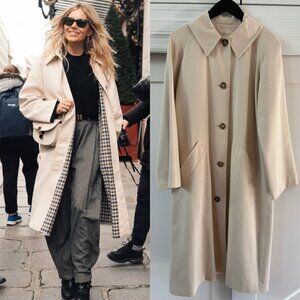 NWOT Sézane Clyde Trench in Ecru – Size FR 36 (US 4)